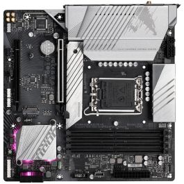 GIGABYTE Placa Base B760M AORUS ELITE AX para Intel 1700, 4 DDR5, HDMI, PCIe 4.0, 4 SATA3, USB3.2, ATX
