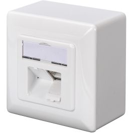 Digitus Caja de Superficie 2x RJ45 Cat5e Blindada Blanca para Redes