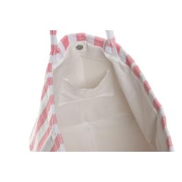 DKD Home Decor Bolso Mediterraneo Azul Coral 24 x 35 x 58 cm (4 Unidades)