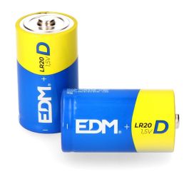 Edm Pila Alcalina LR20 D 1.5V (Blister 2 uds)