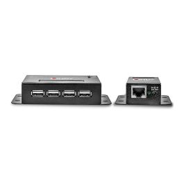 Lindy 4 Port USB 2.0 Cat.6 Extender, Extensor de 50m para Dispositivos USB, Conexión por Cable de Red