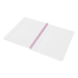 Cuaderno Espiral Liderpapel Folio Witty Tapa Dura 80H 75 gr Cuadro 4 mm Con Margen Color Rosa 5 unidades