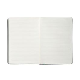 Cuaderno Con Gomilla Antartik Notes Tapa Dura A4 Hojas Rayas Gris Y Turquesa 100 Hojas 80 gr Fsc