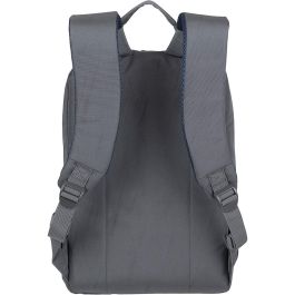 Rivacase 7561 Mochila Portátil 16 Pulgadas Alpendorf ECO Gris - Hecha de RPET, Resistente al Agua, Compartimento para Portátil