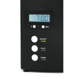 Melitta 100801 Optima Timer Cafetera con Filtro Programable - Negro - 8-12 Tazas, Programable, Descalcificación Automática, 850W