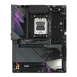 GIGABYTE Placa base X870E AORUS MASTER - Compatible con CPUs AMD Ryzen 9000, VRM digital de 16+2+2 fases, hasta 8200MHz DDR5 (OC), 4xPCIe 5.0 + 4xM.2, Wi-Fi 7, LAN 5GbE, USB 3.2 Gen 2x2 GIGABYTE Placa base X870E AORUS MASTER - Compatible con CPUs AMD Ryzen 9000, VRM digital de 16+2+2 fases, hasta 8200MHz DDR5 (OC), 4xPCIe 5.0 + 4xM.2, Wi-Fi 7, LAN 5GbE, USB 3.2 Gen 2x2