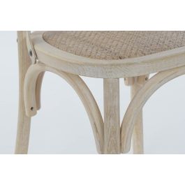 DKD Home Decor Silla Alpino Crossback Olmo y Ratan Natural, Hecha a Mano, Altura 88 cm, para Comedor, Set 2 Unidades DKD Home Decor Silla Alpino Crossback Olmo y Ratan Natural, Hecha a Mano, Altura 88 cm, para Comedor, Set 2 Unidades