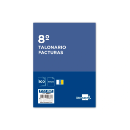 Liderpapel Talonario Facturas 8º Original T100 con I.G.I.C.