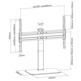 Equip Soporte Mesa Con Base Vesa para Pantallas hasta 70" y 40 kg, MPN: 650612