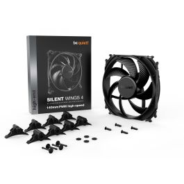 be quiet! SILENT WINGS 4 Ventilador para Carcasa 140mm PWM High-Speed Negro 14 cm
