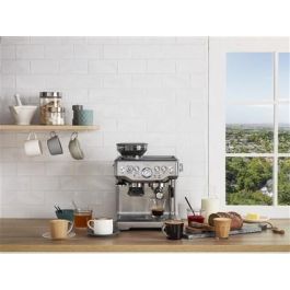 Sage SES875BSS2EEU1A Cafetera Barista Express™, Cafetera de Espresso con Molinillo Integrado para Granos Recién Molidos