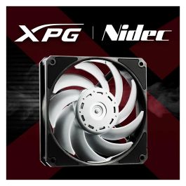 XPG VENTO PRO 120 PWM Ventilador Negro para PC 12cm 2500 RPM 28 dB Rodamiento Doble
