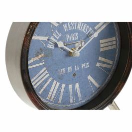 Reloj Sobremesa Vintage DKD Home Decor Azul Negro 5 x 24 x 20.5 cm (2 Unidades) Reloj Sobremesa Vintage DKD Home Decor Azul Negro 5 x 24 x 20.5 cm (2 Unidades)