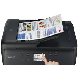 Canon TR7650 Impresora Multifunción 4 en 1 Inyección Color Wi-Fi ADF Dúplex Fax 5 Tintas Pantalla Táctil Oficina Hogar