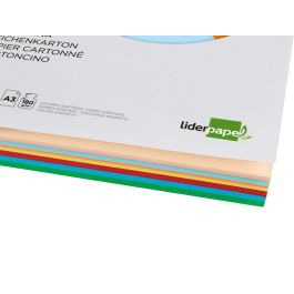 Cartulina Liderpapel A3 180 gr-M2 10 Colores Surtidos Paquete 100 Hojas