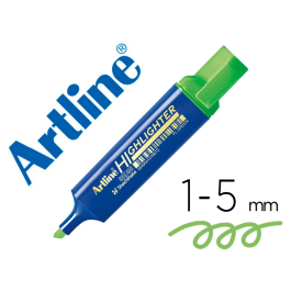 Artline EKS-600 Rotulador Fluorescente Verde Punta Biselada Trazo 1-5 mm Precio: 5.89999993. SKU: B1BH3X3LVZ
