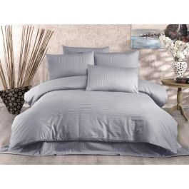 Juego de cama ASI8683743939299 - 1 funda nórdica 220x240 cm + 2 fundas almohada 60x60 cm - Poliéster/Algodón Gris Precio: 50.49999977. SKU: B1F7J2HCVG
