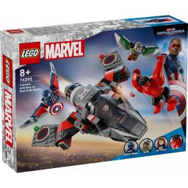 LEGO 76292 Marvel Capitán América vs Hulk Rojo Avión de Combate para Construir
