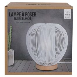 Home Deco Light Lámpara de Mesa Bola Blanca d.26 cm h.28 cm