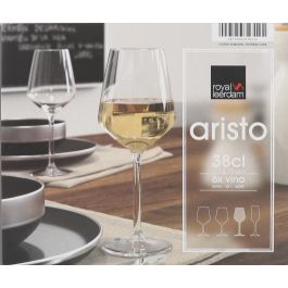 Royal Leerdam Set 6 Copas Vino 38 cl "Aristo"