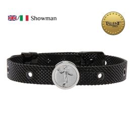 Pulsera Unisex Showman Talent Jewels TJA-3-17-03-2-235 Negro