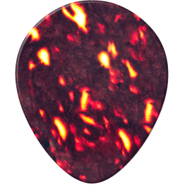 Dunlop Pack 12 Púas Genuine Celluloid Teardrop Medium