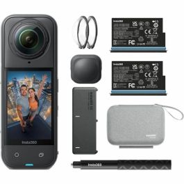 Insta360 INS6977644761496 X5 Bundle Edition Cámara Deportiva 360° 8K WiFi Bluetooth FlowState Resistente Agua
