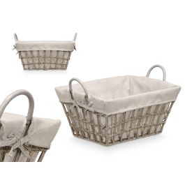 Cesto Rectangular Asas Gris Kipit 47X26CM (12 Unidades) Precio: 94.89000048. SKU: B1JXWX5EJJ