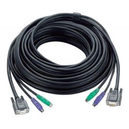 Aten 30ft PS/2 cable para video, teclado y ratón (kvm) Negro 10 m Precio: 73.50000042. SKU: B15RLW5F8J