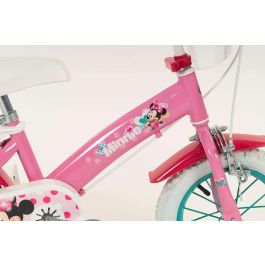 Toimsa 12613 Bicicleta Infantil Minnie Mouse Disney Huffy Rueda 12 pulgadas Oficial Licenciada para Niños y Niñas +3 Años
