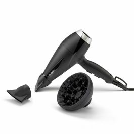 Babyliss 6710DE Secador de Pelo Profesional Turbo Pro 2100W Motor AC Iónico Antiestático con Boquillas y Difusor