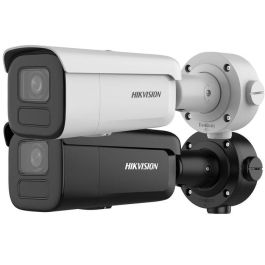 Hikvision Cámara IP Bullet DarkFighter 4MP 2.8-12mm IR60 WDR IK10 IP67 con Audio y Alarma