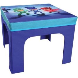Fun House Juego de Mesa PJ Masks con 2 Taburetes Plegables para Niños - W 50 x D 50 x H 40 cm - Edad 3+ Años