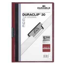 Dosier Clip Duraclip Pvc A4 2200 Pinza Metal 30H Burdeos (Set de 25) Precio: 42.50000007. SKU: B1DK3TRQZH