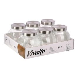 Tarro Galletero Inclinable 460Ml Vivalto 10X11CM (36 Unidades) Tarro Galletero Inclinable 460Ml Vivalto 10X11CM (36 Unidades)