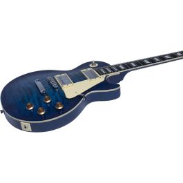 Guitarra Eléctrica Eko Starter Ls300 Tipo Lp - Azul Quilted