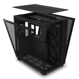 NZXT H9 All Black Midi Tower PC Negro - CM-H91FB-01 NZXT H9 All Black Midi Tower PC Negro - CM-H91FB-01