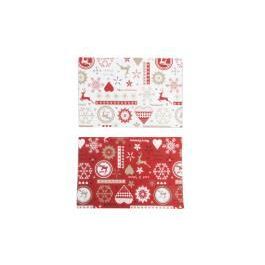 Cojin Silla Navidad Tradicional DKD Home Decor Rojo Blanco 40 x 4 x 40 cm (4 Unidades)