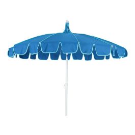 Outdoor Living By Decoris Parasol Jardín Azul con Ribete Verde Agua Ø195 x 215 cm Protección UV 400 Repelente al Agua Precio: 54.79000032. SKU: B1ED2NX56R