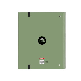 Carpeta de anillas Minnie Mouse Mint shadow Verde militar (27 x 32 x 3.5 cm)