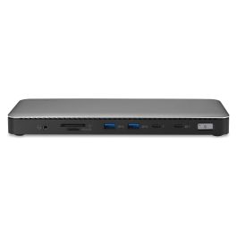 Kensington SD5760T Dock de Puertos Thunderbolt 4 Dual 4K/8K, Carga 96W PD, Ethernet, Lector de Tarjetas SD/microSD, Gris - Compatible con MacBook M-Series