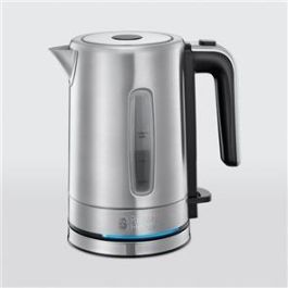 Russell Hobbs 24190-70 Hervidor Compact Home Acero Inoxidable Filtro Extraible Indicador Azul Capacidad Ideal