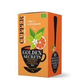 CUPPER Infusión Golden Secrets con Naranja y Cúrcuma BIO - Refrescante - 20 Bolsitas Precio: 3.8900004. SKU: B1GM4E82JB