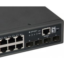 Level One GTP-5271 Switch Gestionable 48x GE PoE+ 400W 4x 10GSFP+ Rack 19" con Fuente Alimentación Incorporada