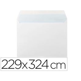Liderpapel Sobre Nº 14 DIN C4 Blanco Tira Silicona 229x324 mm Paquete 25 Unidades Precio: 5.89000049. SKU: B1GDVHVT9C