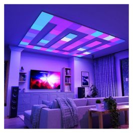 Nanoleaf NF083K02-3SL Skylight - Kit de Inicio, 3 Paneles, Luz de Techo Inteligente WiFi, Blanco, 2700K-6500K, IP20