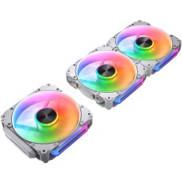 Cougar CF-APR12HW-RGB Ventilador para Carcasa 120mm Apolar 12 ARGB Blanco, Compatible PWM, Iluminación LED Multi, 2200 RPM