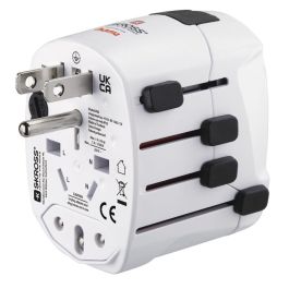 HAMA TRAVEL Adaptador universal 3 Polos