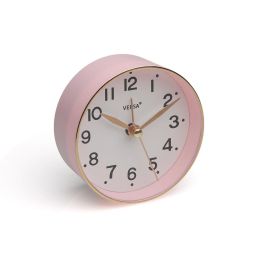 Reloj-Despertador Versa Rosa Plástico Reloj-Despertador Versa Rosa Plástico