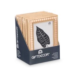 Giftdecor Portafotos Natural Bolas Madera 10x15 cm (24 Unidades) Giftdecor Portafotos Natural Bolas Madera 10x15 cm (24 Unidades)